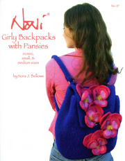 0117 - Girly Backpacks with Pansies