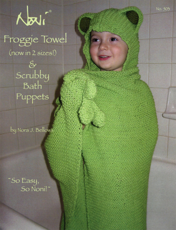 0503 - Froggie Towel & Scruby Bath Puppets