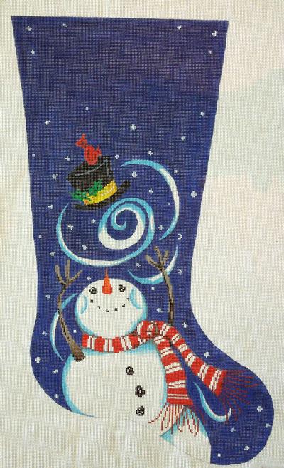 11302-CHR Windy Snowman