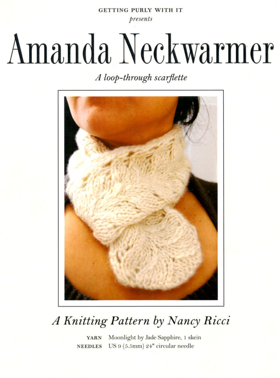 Amanda Neckwarmer by Nancy Ricci