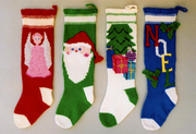 Ann Norling #1018 Knitted Christmas Stockings