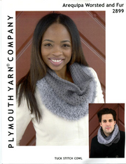 Arequipa Worsted & Fur 2899 Tuck Stitch Cowl
