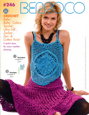 Berroco 246 Crochet Boho, Touche, Ultra Silk, Zodiac, Zen & Cotton Twist