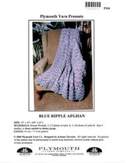Blue Ripple Afghan P184