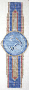 Cigar Band Blue W/Smoking Moon