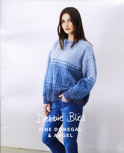 DB026 Fine Donegal & Angel Tonal Stripe Sweater