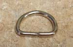 D Ring Nickel 3/4-in.