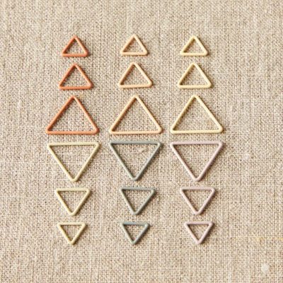 Earth Tones Triangle Stitch Markers