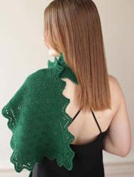 Emerald Isle Lacy Scarf by Heritage Fiber Publications