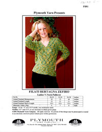 FB81 Ladies V-Neck Pullover