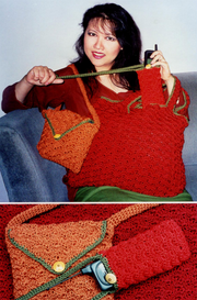 Fiber Trends 106LC A Trio Of Crocheted Bags