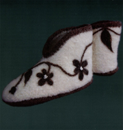 Fiber Trends AC-89 Natural Comfort Felt Slippers
