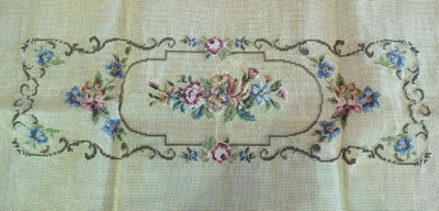 Four Wives C605 Floral Bench