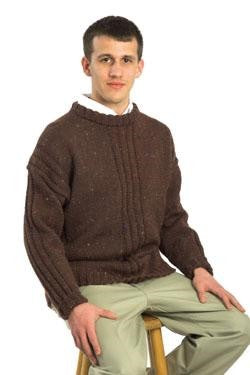 Galway Colornep 1259 Man's Ribbed Pullover Pattern