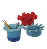 Galway Worsted 1051 Felted Pencil Holder & Fluted Bowls Pattern