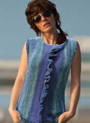K1C2 #1762 Vertical Ruffle Tank