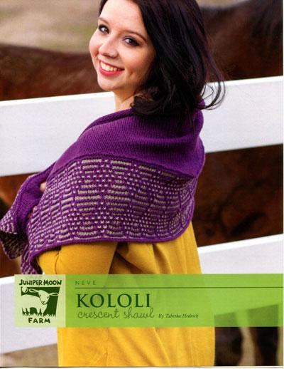 Kololi Crescent Shawl J34-01