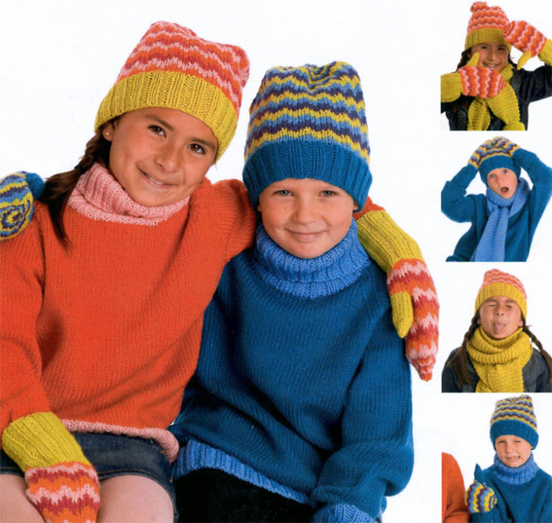 NR9008 Dale Of Norway Slip Stitch Cap & Mittens
