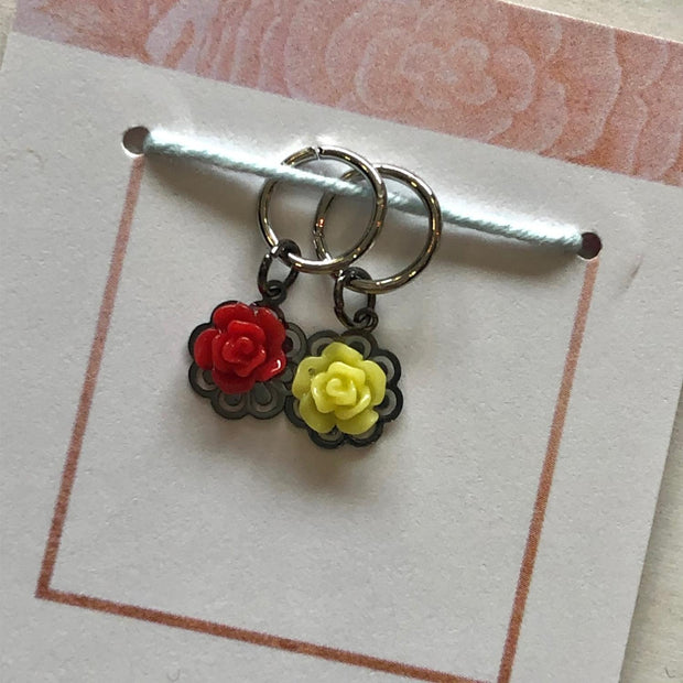 Rose Garden Stitch Markers