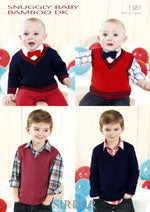 Sirdar 1381 Snuggly Baby Bamboo DK Sweaters and Tanks