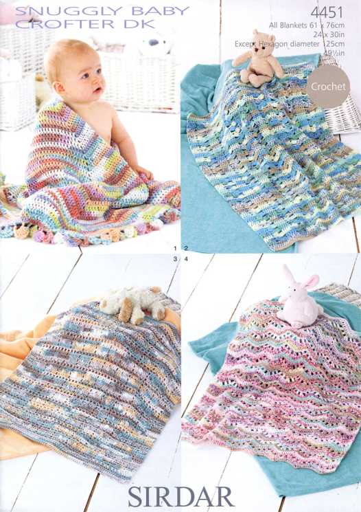 Sirdar 4451 Blankets Crochet
