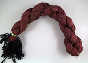 Twisted Silk Scarf Burgundy