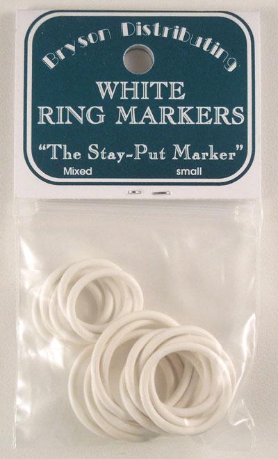 White Ring Markers - Large