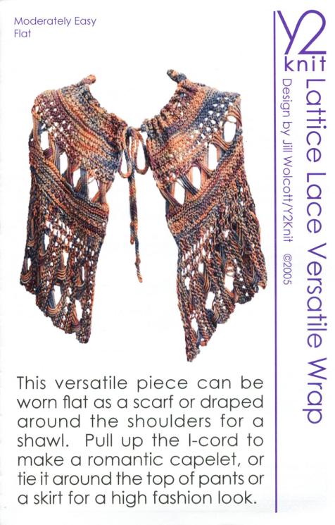 Y2Knit Lattice Lace Versatile Wrap